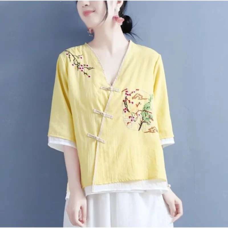 Jual Atasan Cheongsam Atasan Imlek Wanita Linen Import Di Seller Winter Cengkareng Timur Kota Jakarta Barat Blibli