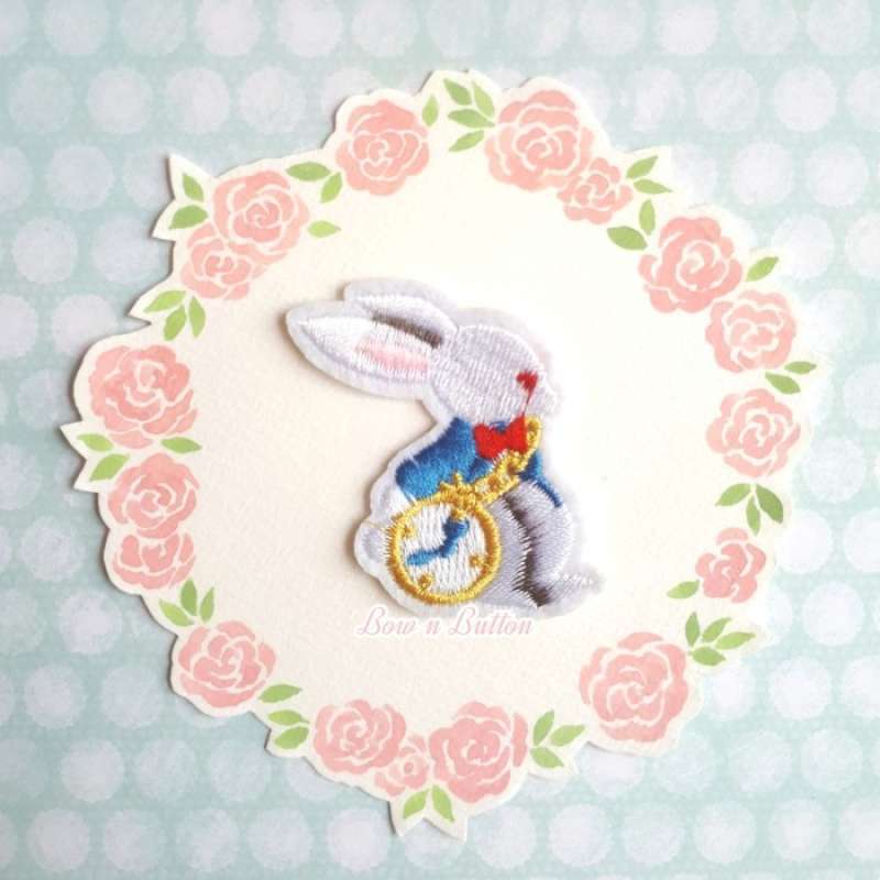Jual Patch Alice S Rabbit Iron Patches Bordir Tempelsewing Diy Di
