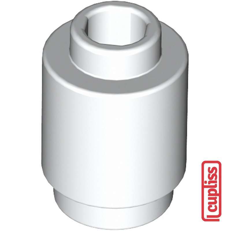 x1 LEGO Parts 306201 Round Brick 1x1 3062 White