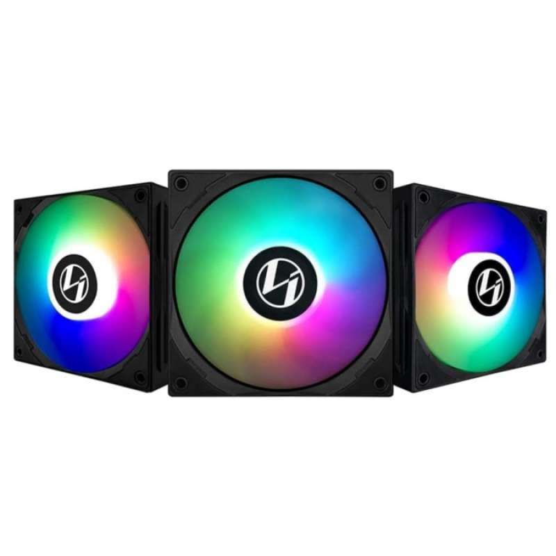 Lilan Fans Promo Lian Li St120 Argb Black 3in1 High Static Pressure - 120mm Fan ...