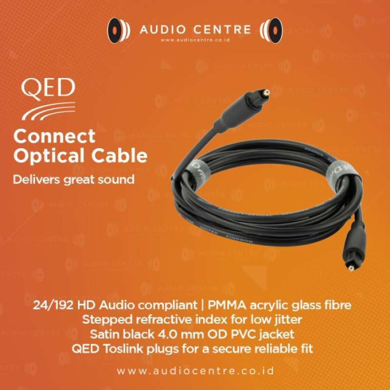 Cavo Ottico QED Profile Toslink-Toslink 5,0 M - Nuovo Vecchio Stock, Alta Qualit&agrave;