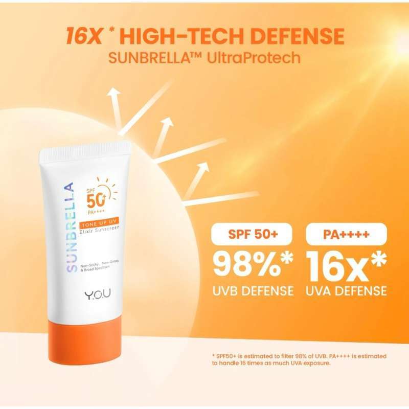 Jual You [new] Tone Up Uv Elixir Suncreen Spf 50 Pa++++ Di Seller Be ...