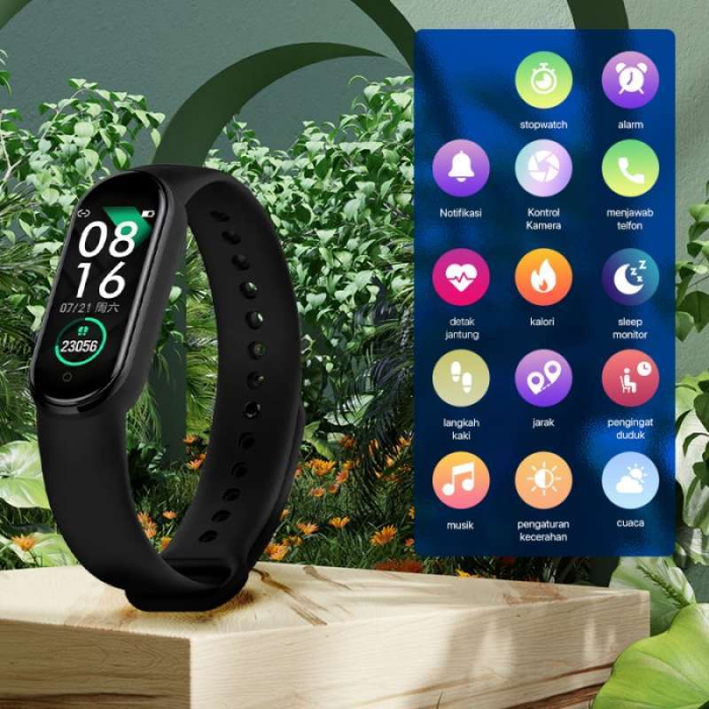 Jual Smart Watch Jam Tangan Anti Air M8 Heart Rate Blood Pressure O.r.ig.in.al M5 Black Di Seller Mari Cell Linggajaya Kota Tasikmalaya Blibli