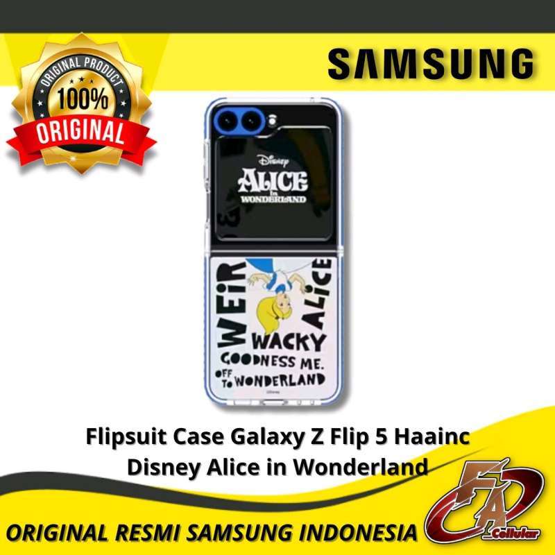 Flipsuit Case Samsung Galaxy Z Flip Haainc Disney Alice In Wonderland  Original Samsung