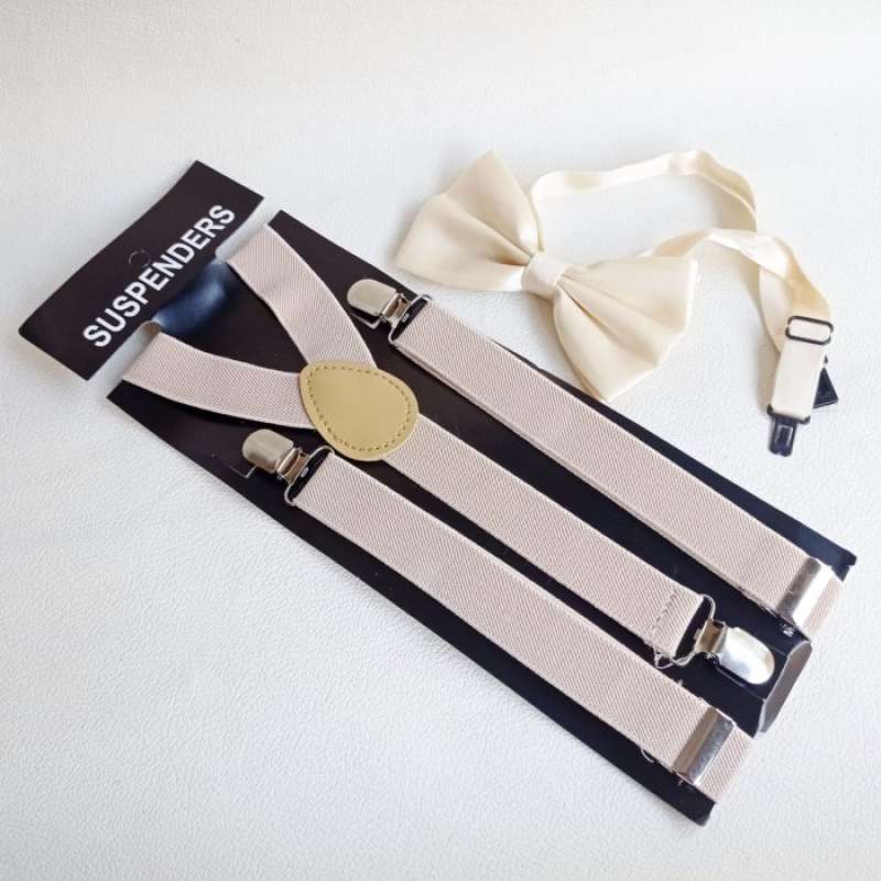Jual Suspender Dan Dasi Kupu Kupu Murah/suspender Pria Dan Wanita