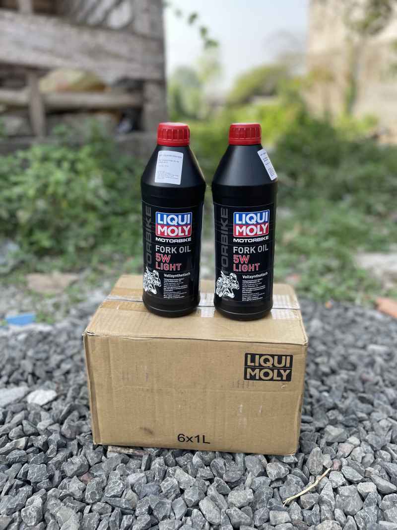 Jual Paket 1 Dus Isi 6 Liqui Moly Motorbike Fork Oil 5w Light & 10w ...