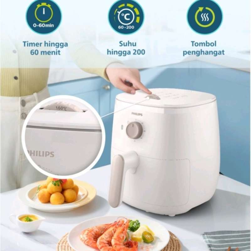 Promo Air Fryer Hd9100 Low Watt With Rapid Air Technology Terbaru