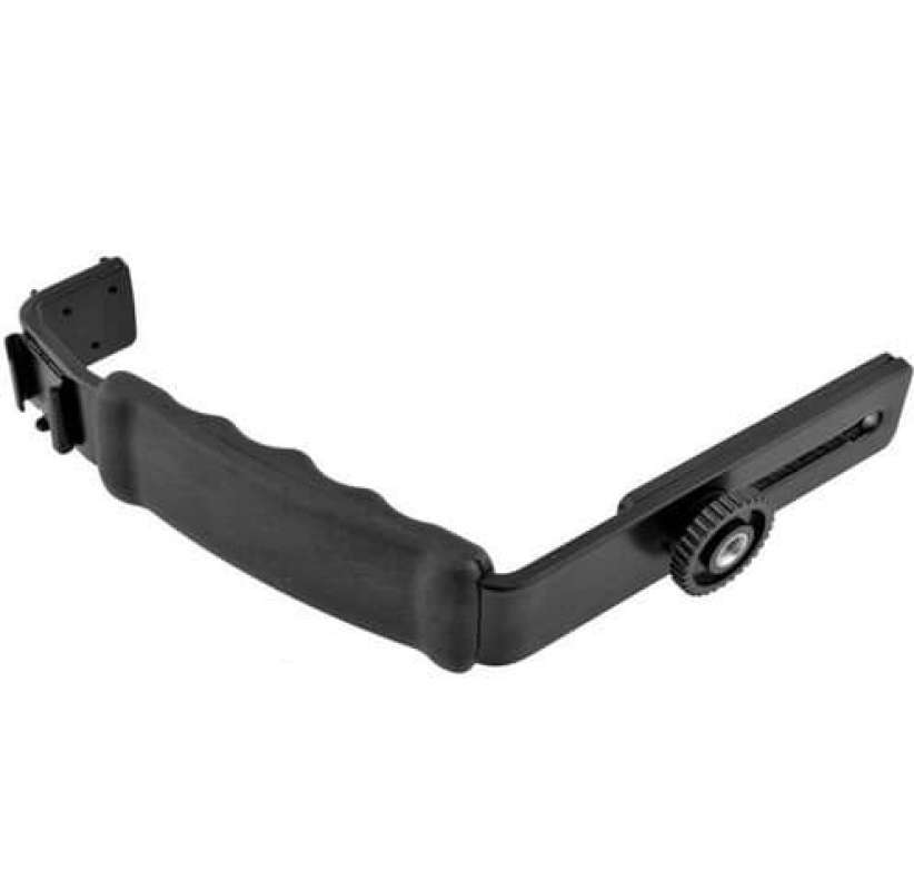 Support En L (L-bracket) Robuste Avec 2 Griffes Flash - Pour Fixation D'accessoires Photo/vidéo