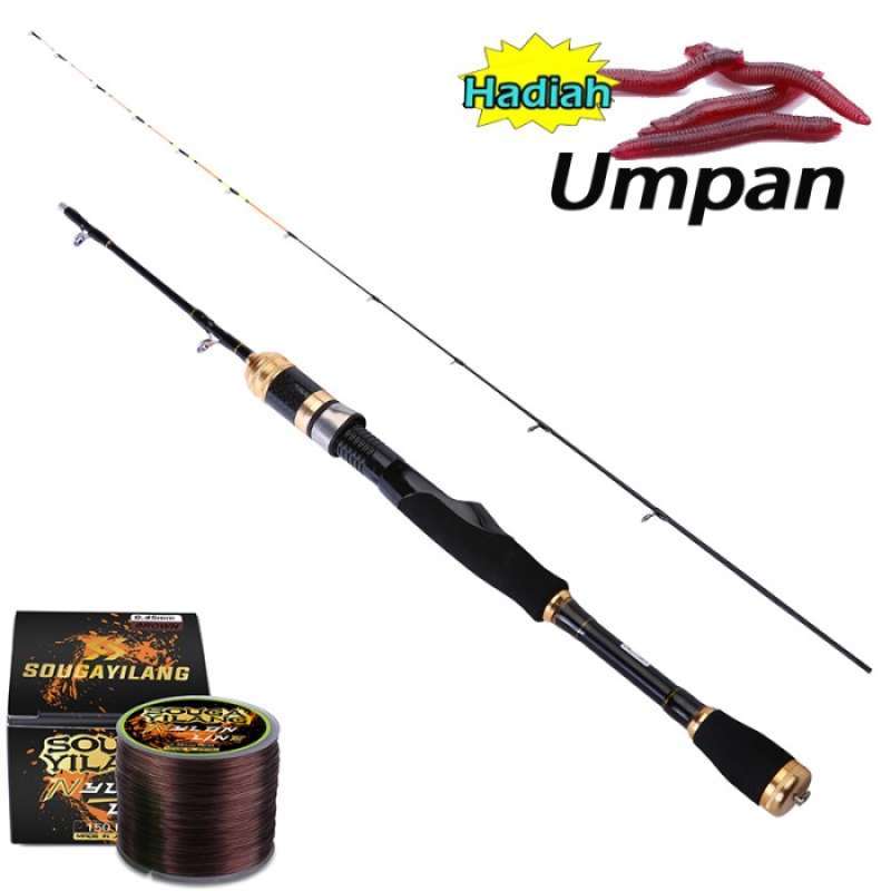 Promo Sougayilang Joran Pancing 1.2m - Kayu Eva Carbon - Modle B Diskon ...