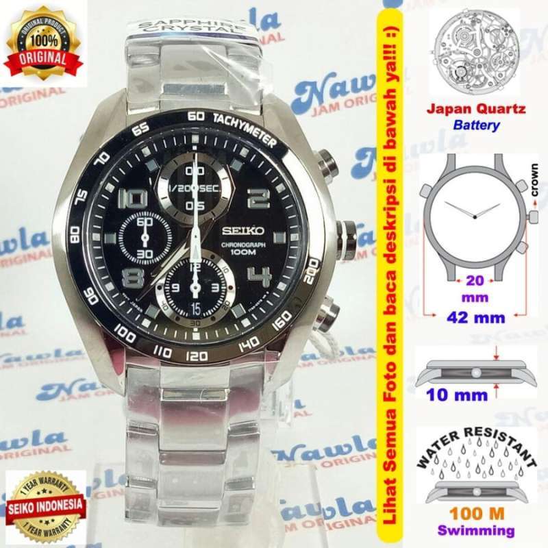 Harga seiko chronograph 100m 7t92 discount