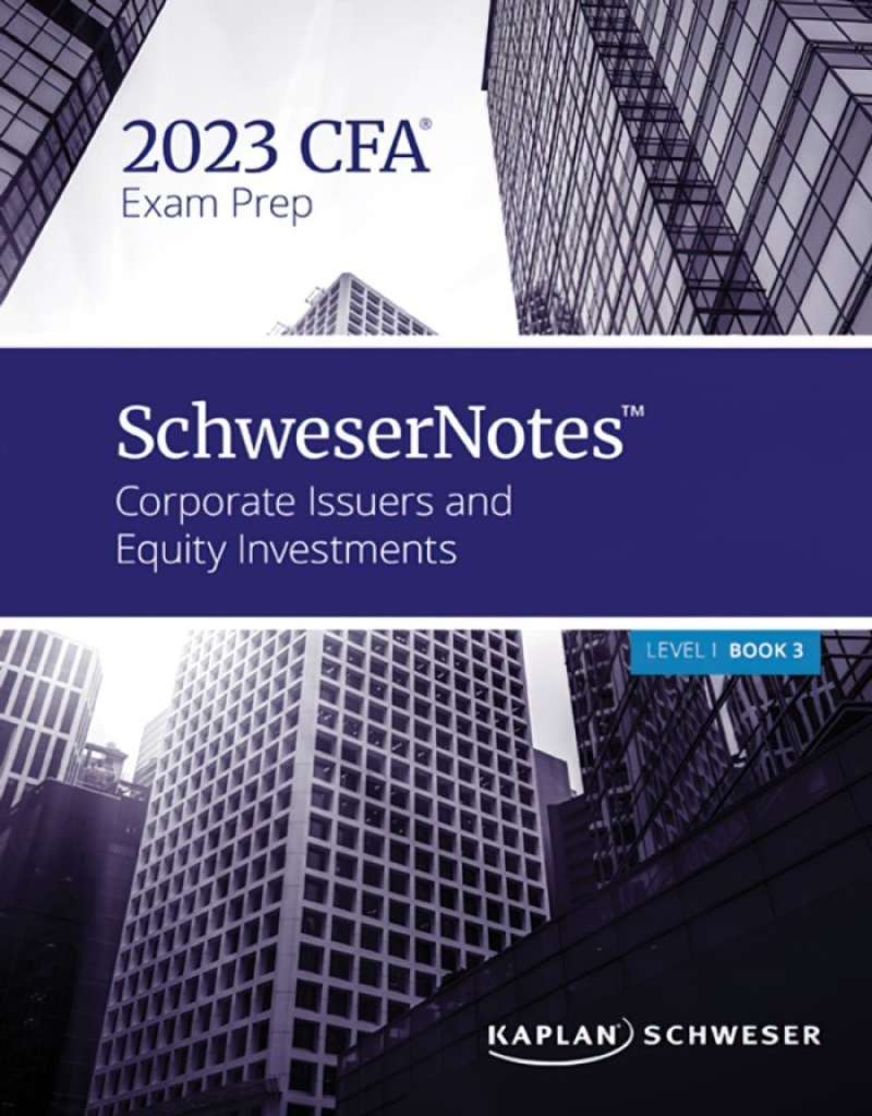Jual 2023 Cfa Schweser Notes Level I Complete 1 - 5 + Quicksheet 