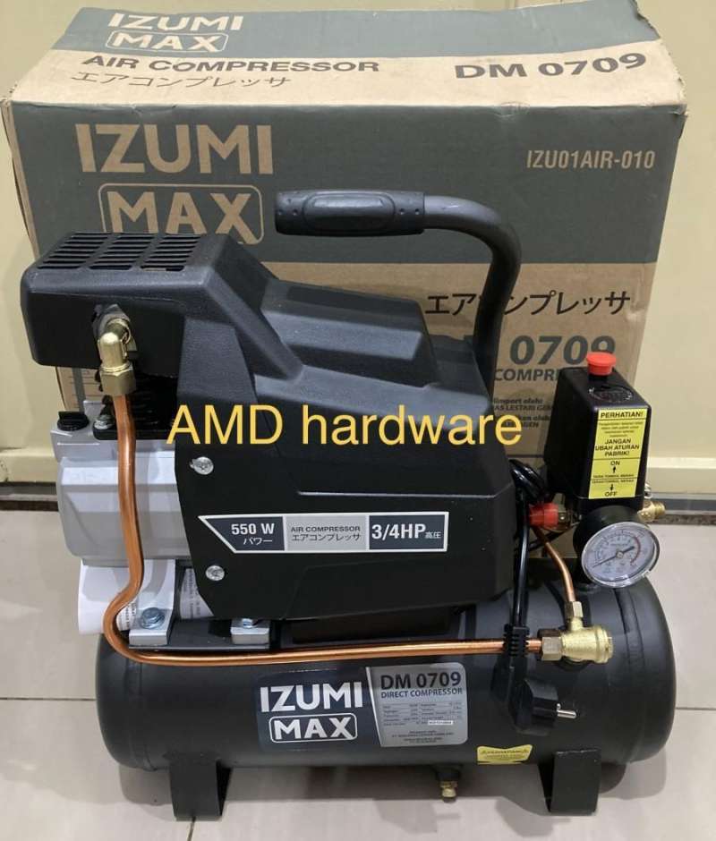 Jual Compressor Kompresor Angin Direct Portable 3/4 0.75 Hp 9l Da0709 ...