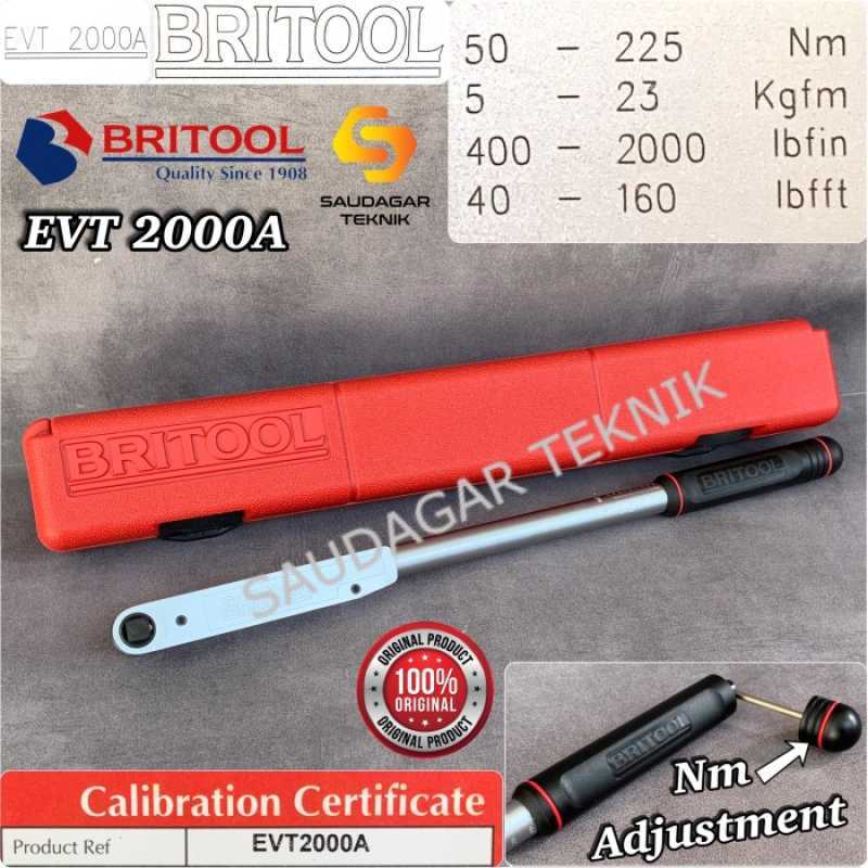 Promo Kunci Momen Britool Evt 2000 A Kunci Torsi Torque Wrench Evt2000 ...