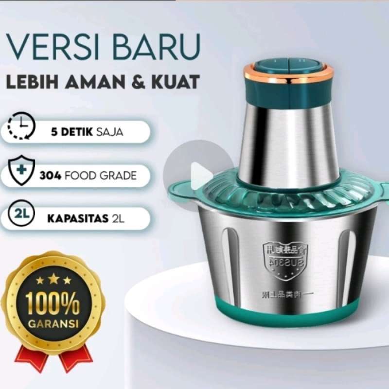 Jual Chopper,penggiling Bumbu Blender Bumbu,chopper 2liter, Di Seller ...