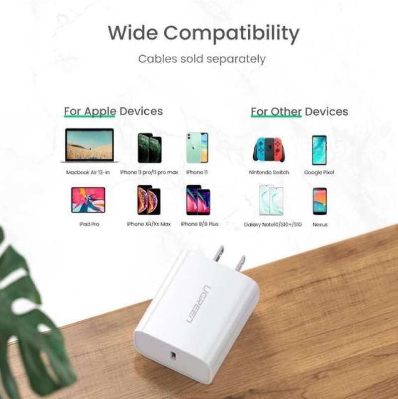 UGREEN Wall Charger 40W 2C - White CD243 10343