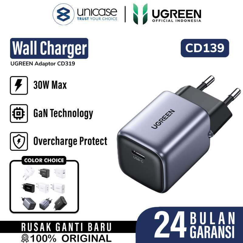 UGREEN Wall Charger 30W 1C GaN Nexode - Space Grey CD319 90666