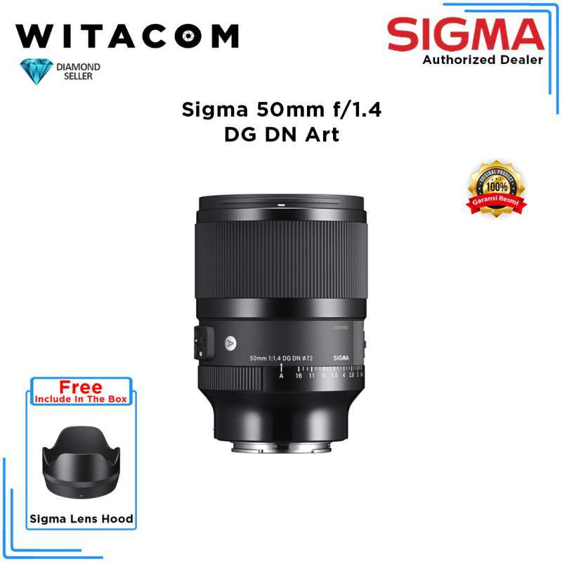 Jual Witacom Lensa Sigma 50mm Dg Dn Art (a) For Sony E