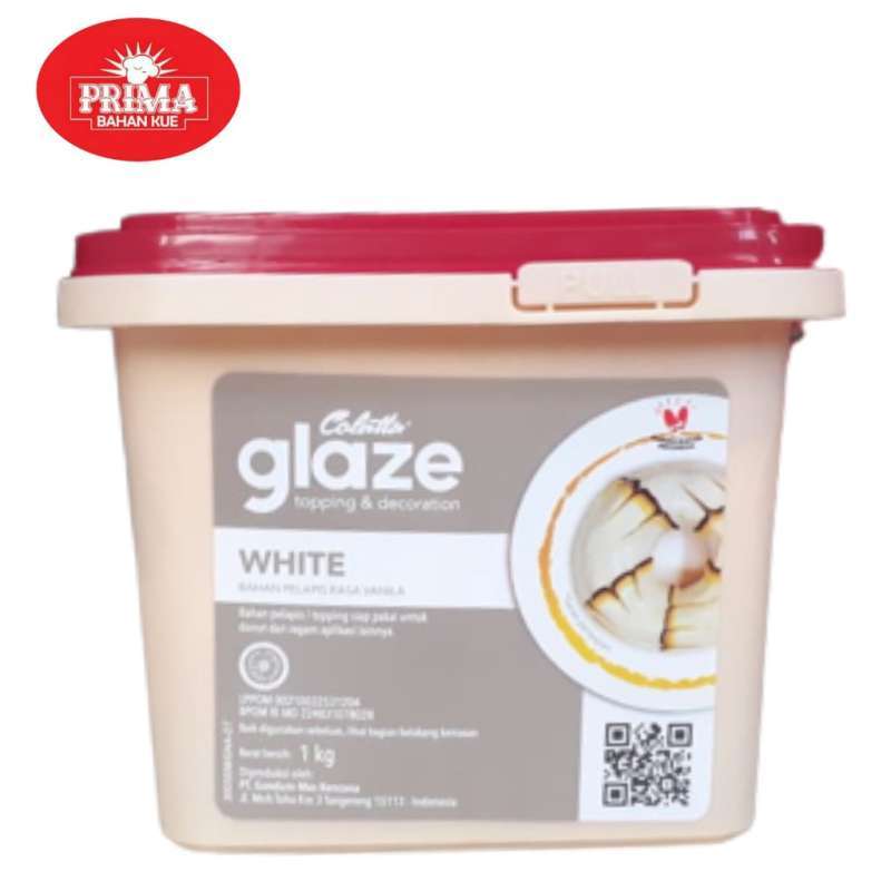 Jual Colatta Glaze 1 Kg-topping Cake-donat-roti - White Di Seller Prima ...