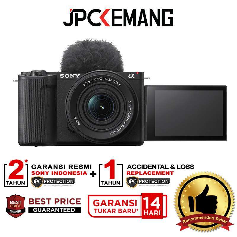 JPC KEMANG Sony ZV-E10 II Kit 16-50mm Mirrorless Camera Sony ZVE10 ZVE 10  Mark Kit 16-50 mm GARANSI RESMI