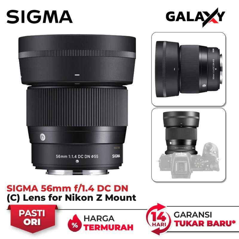 SIGMA 56mm DC DN (C) Lens for Nikon Z Mount APS-C Resmi