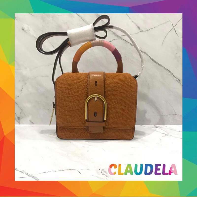 Jual Fossil Wiley Top Handle In Tan Embossed Di Seller Claudela Pluit Kota Jakarta Utara Blibli