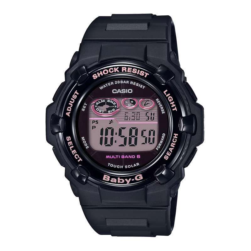 Promo Jam Tangan Wanita Casio Baby-G Bgr-3000ucb-1jf Radio Solar