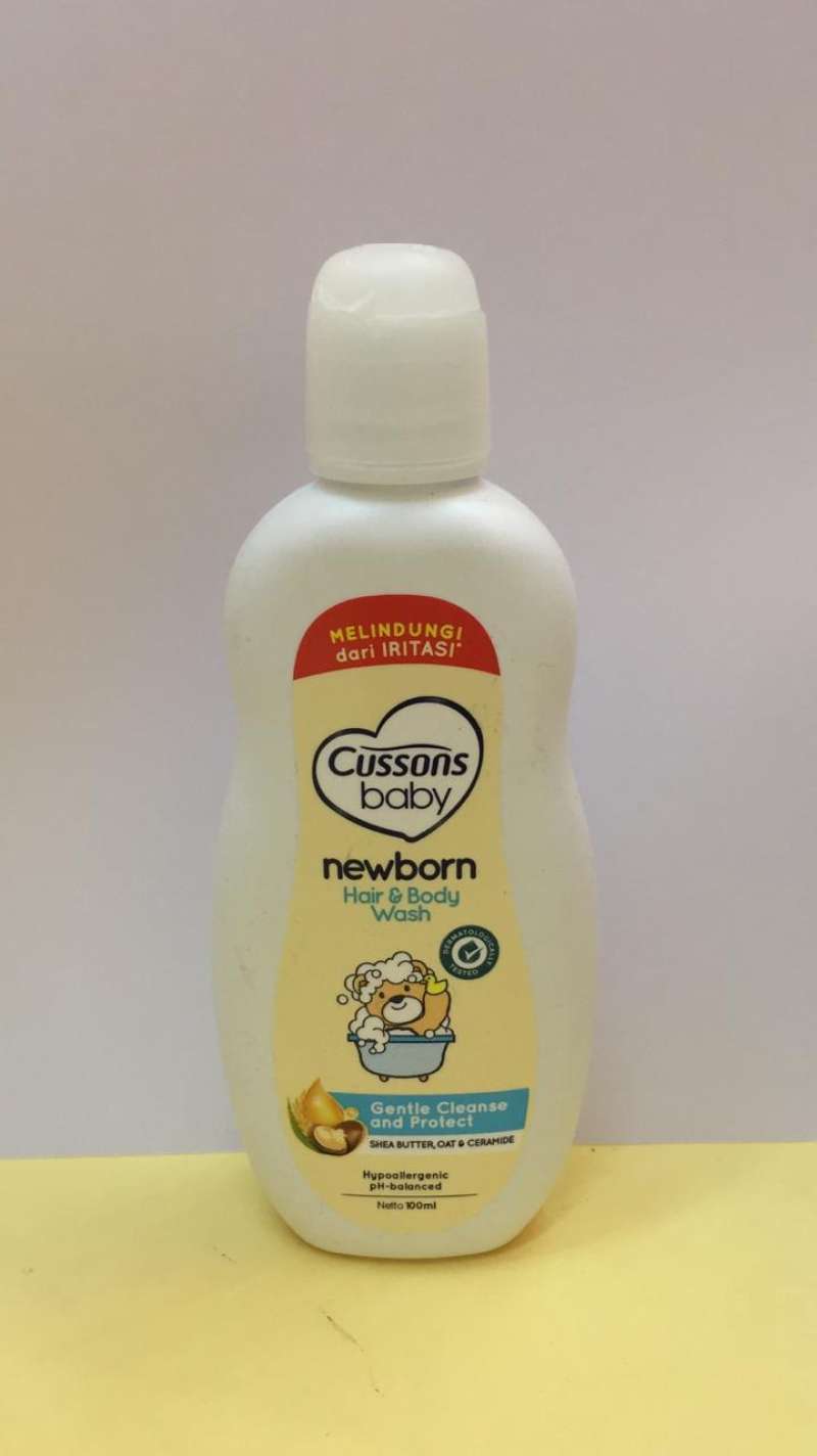 CUSSONS BABY NEWBORN HAIR BODY WASH 100ml Botol