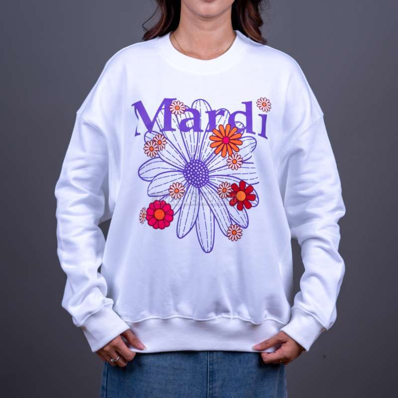 Jual Mardi Mercredi Flowermardi Blossom White Purple