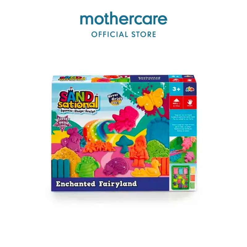 Addo Sandsational Squeeze Shape Sculpt Set Mainan Bentuk Pasir Anak