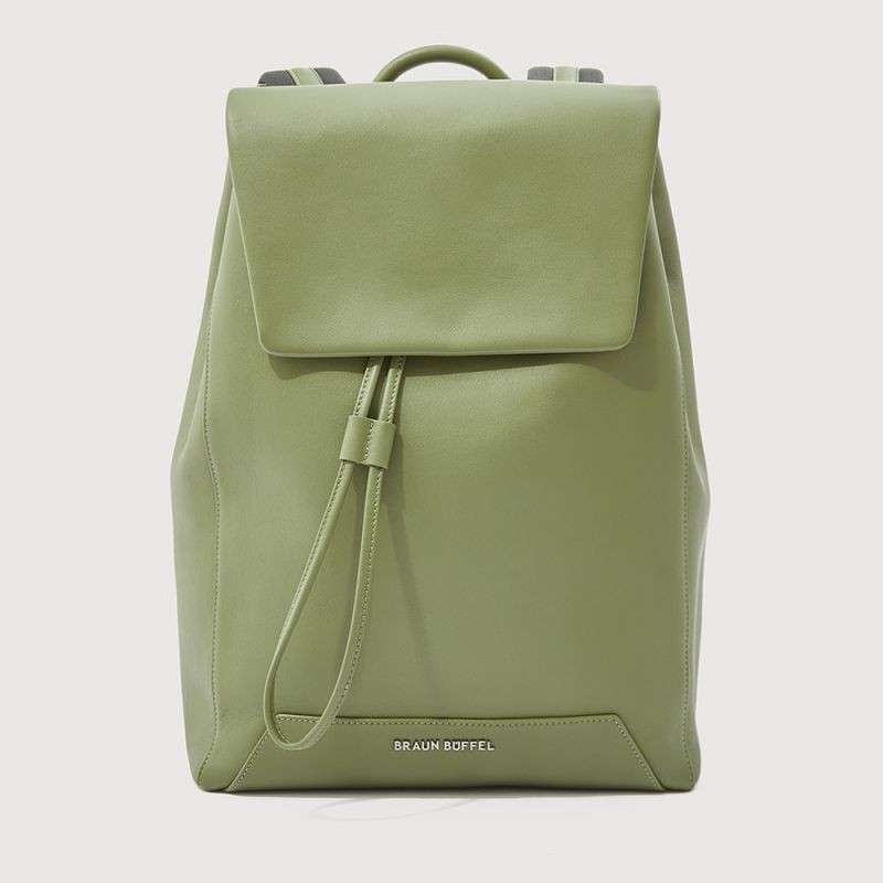 depp leather backpack Womens Premium Brown Drawstring for Work and School Personalized (Cream) access storage Integrated rear trolley strap Triple layered leather on bottom corners to ensure your Theodore withstands anything your adventures dish out Front flap has a 5 zippered pocket inside to hold receipts Taiwan [Free gift bag] Depp