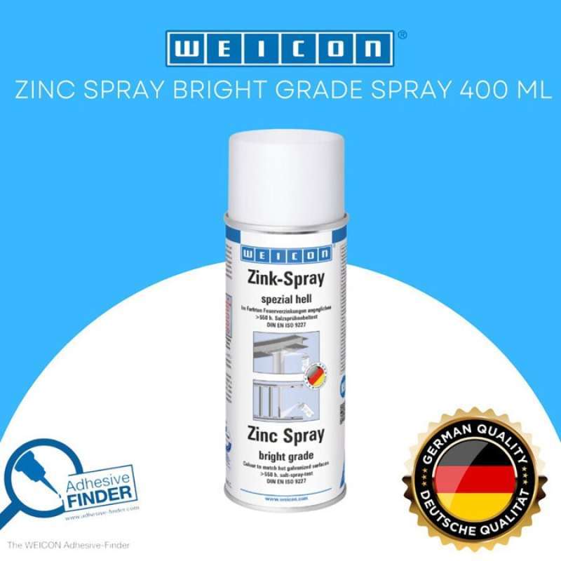 Promo Weicon Zinc Spray Bright Grade 400 Ml Semprotan Pelapis Anti