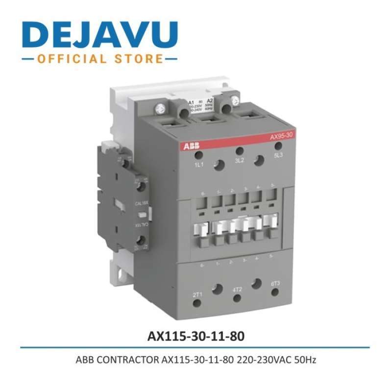 Jual Contactor Abb Ax115301180 220230vac 50hz Kontaktor