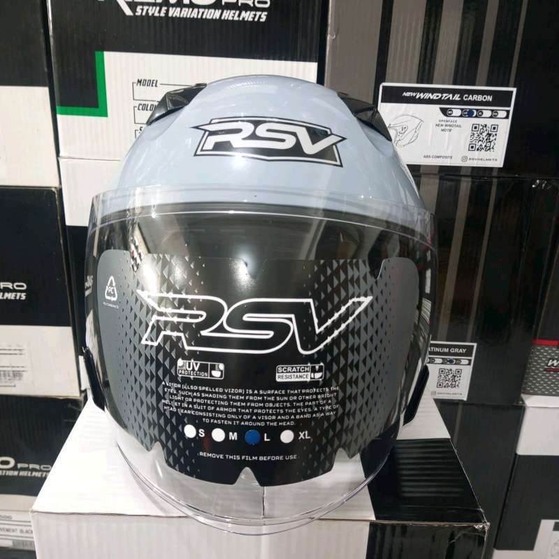 Helm Rsv Half Face Double Visor Jual Helm Rsv Sv300 Modern