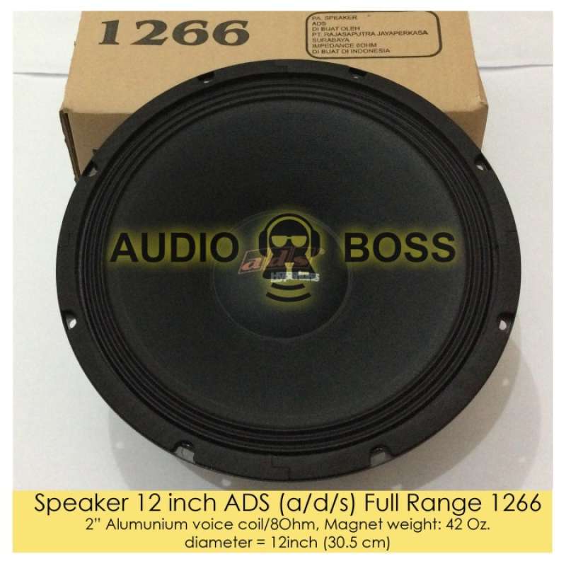 Promo Speaker Ads 12 Inch Full Range 1266 Speaker Ads 12 Full