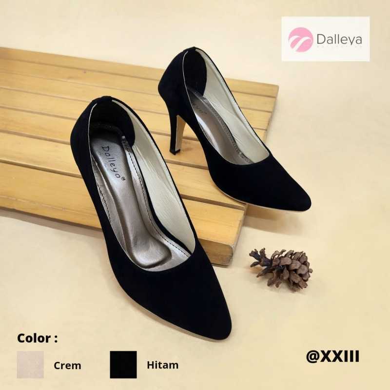 LILY SHOES Alita High Heels Pantopel Kerja Variasi Wanita Real Pict  Casual Trendy Berkualitas cm By Dalleya