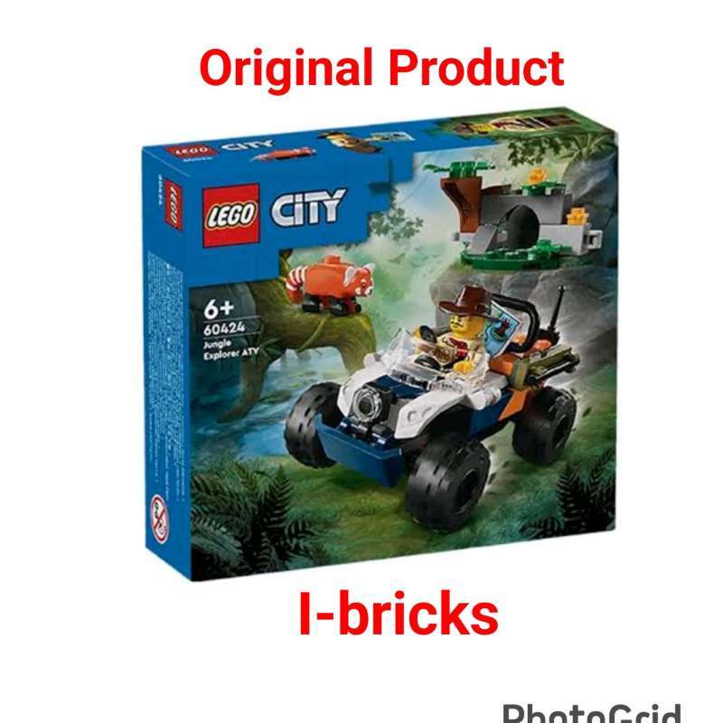 Jual LEGO City 60424 Jungle Explorer Atv Red Panda Mission Di