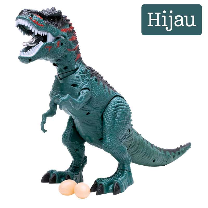 MAINAN ANAK B/O DINOSAUR WORLD DINO VALLEY DINOSAURUS T-REX PROYEKTOR SUARA  LAMPU BERTELUR NY018-B