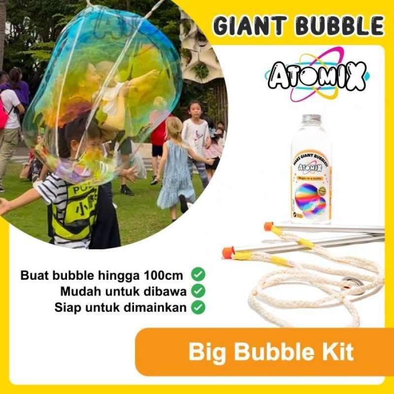 Promo Atomix Big Bubble Starter Kit - Paket Pemula Balon Sabun ...