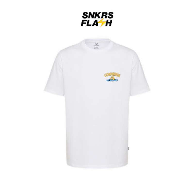 Kaos Lengan Pendek Pria CONVERSE RIVER TOURS T-SHIRT WHITE MT1094102