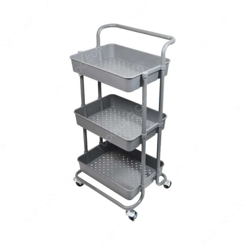 Promo Rak Troli Dapur 3 Tingkat Troli Keranjang Organizer Bayi Kamar