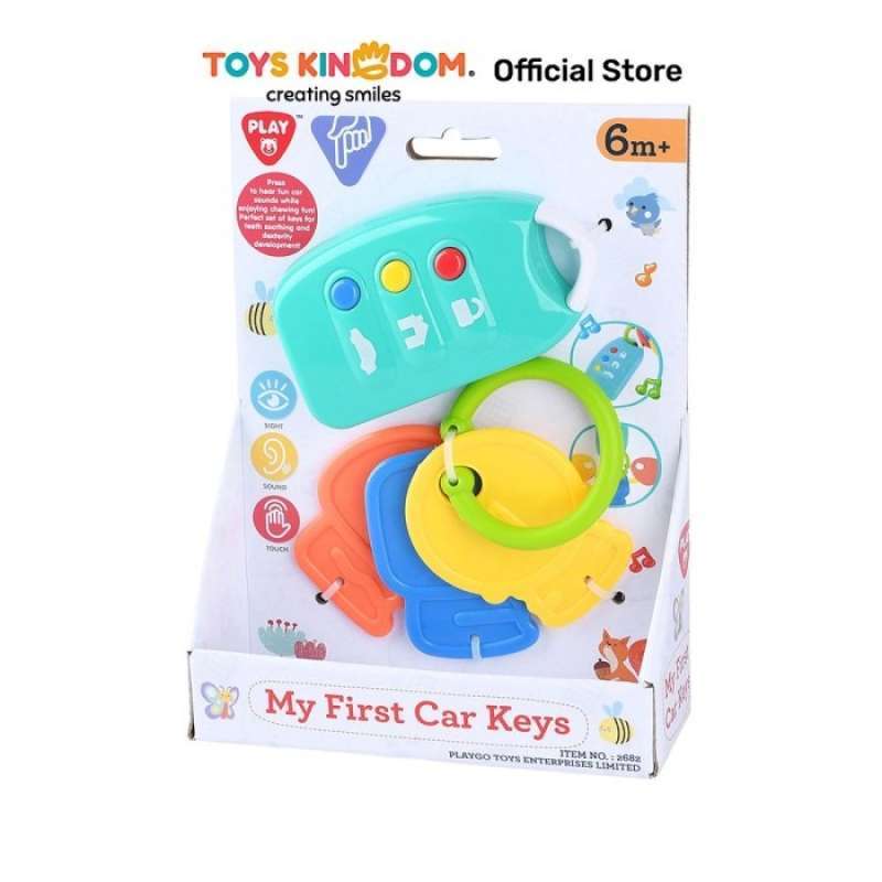 Jual Toys Kingdom Playgo My First Car Keys 2682 Toys Kids Toy