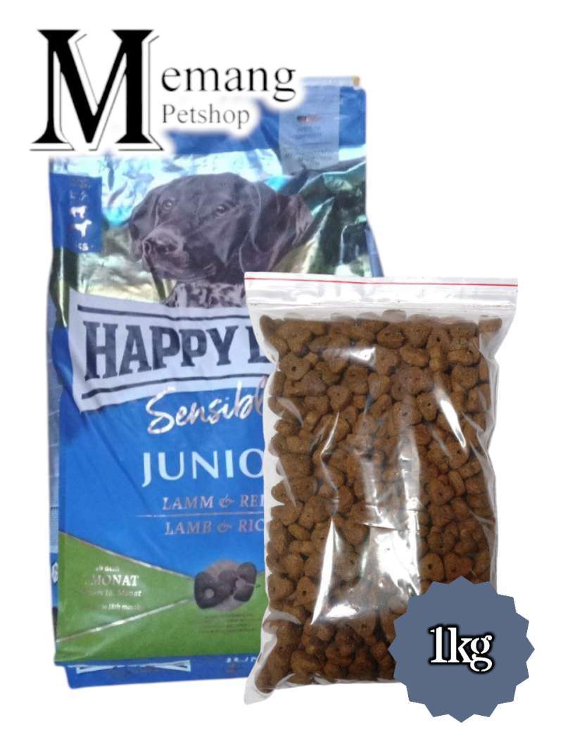 Happy Dog Sensible Junior Lamb Rice 1Kg Kiloan Makanan Anak Anjing