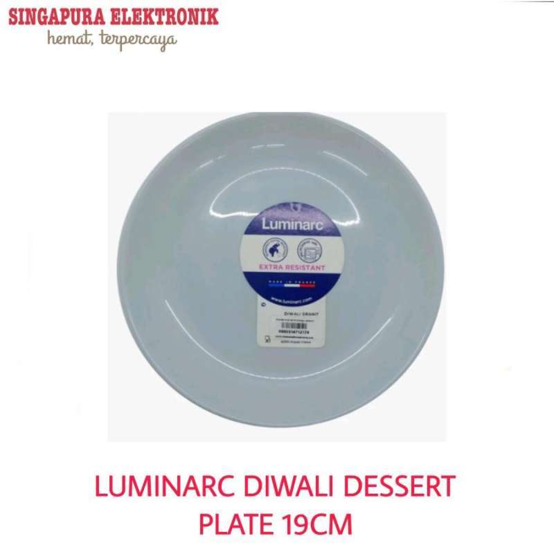 Luminarc Diwali Granite Dessert Plate 19cm/Piring Kue P-0704