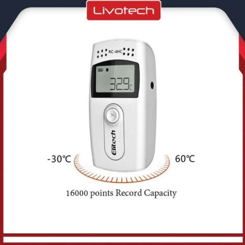 Jual Elitech Rc-4 USB Temperature Data Logger+external Sensor Rc4 ...
