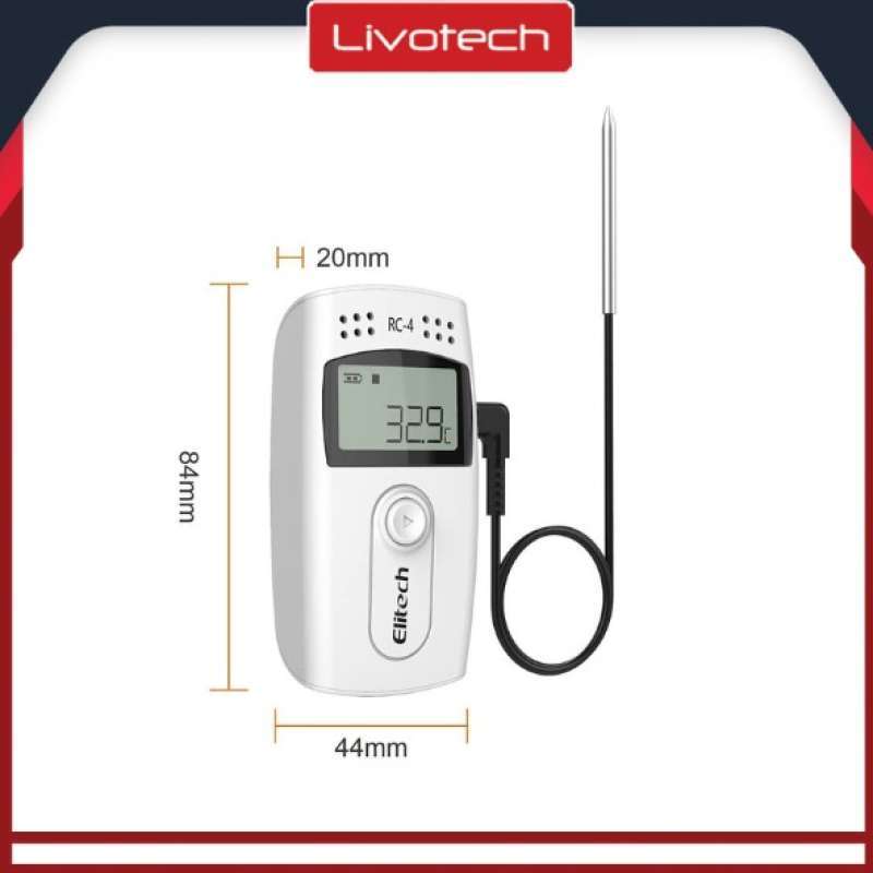 Jual Elitech Rc-4 USB Temperature Data Logger+external Sensor Rc4 ...