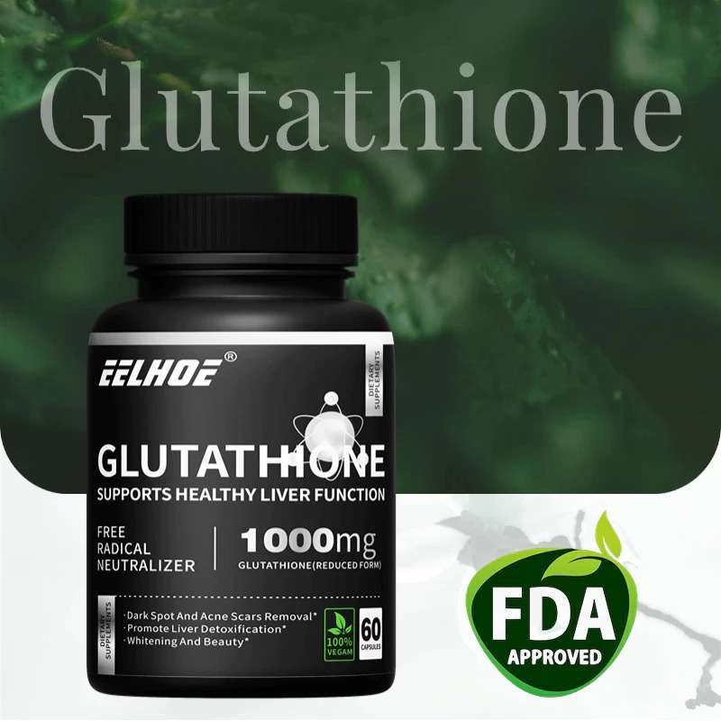 Jual Eelhoe Usa Glutathione Liver Health 1000mg - 60 Capsules Antioxidant  Di Seller Limitless Gym Store - Dauh Puri Klod Atau Kelod, Kota Denpasar