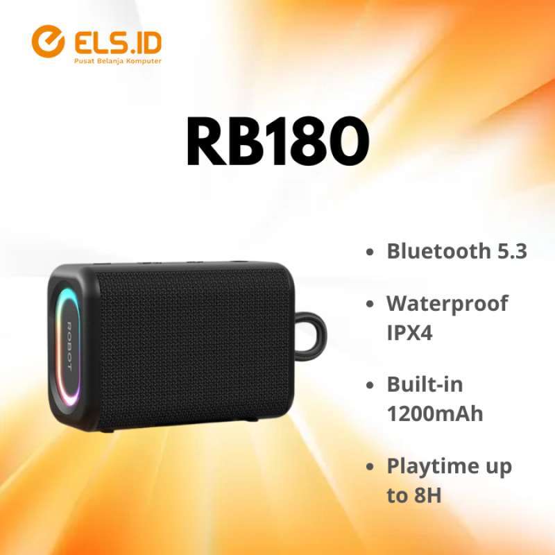 Robot RB180 Speaker Bluetooth RGB Waterproof IPX4