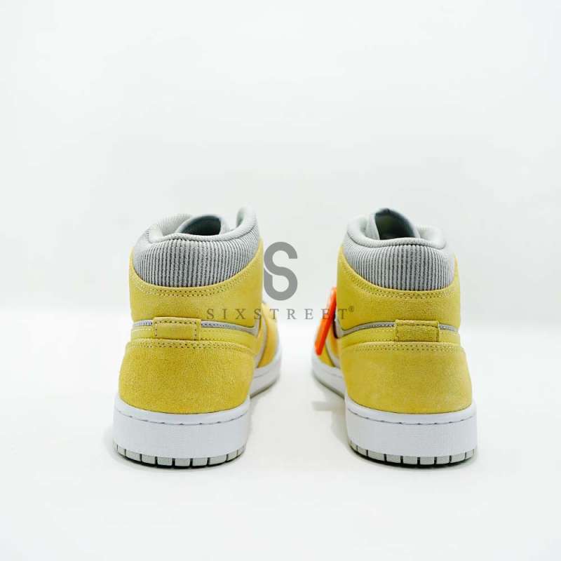 jordan 1 mid texture yellow