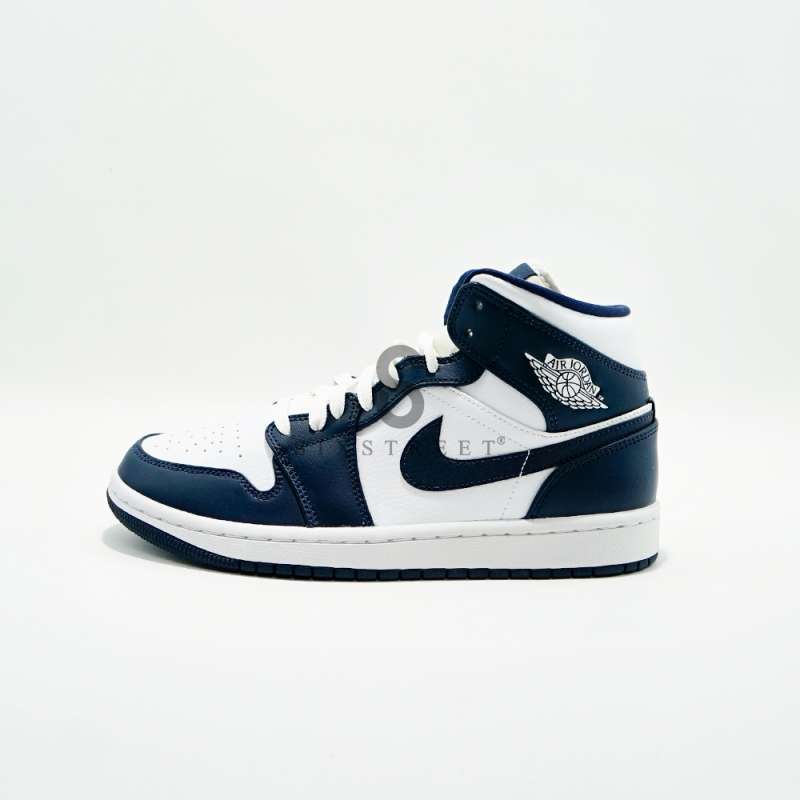 Sepatu Jordan One Obsidian Mid Air Jordan Mid Obsidian Navy Blue