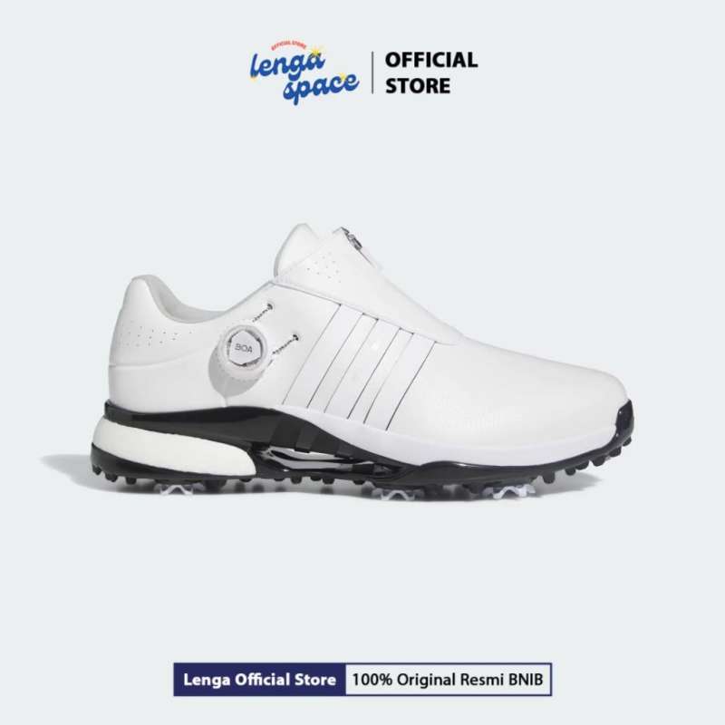 Jual Sepatu Golf Pria adidas Tour360 24 Boa Wide -ftwrwhite